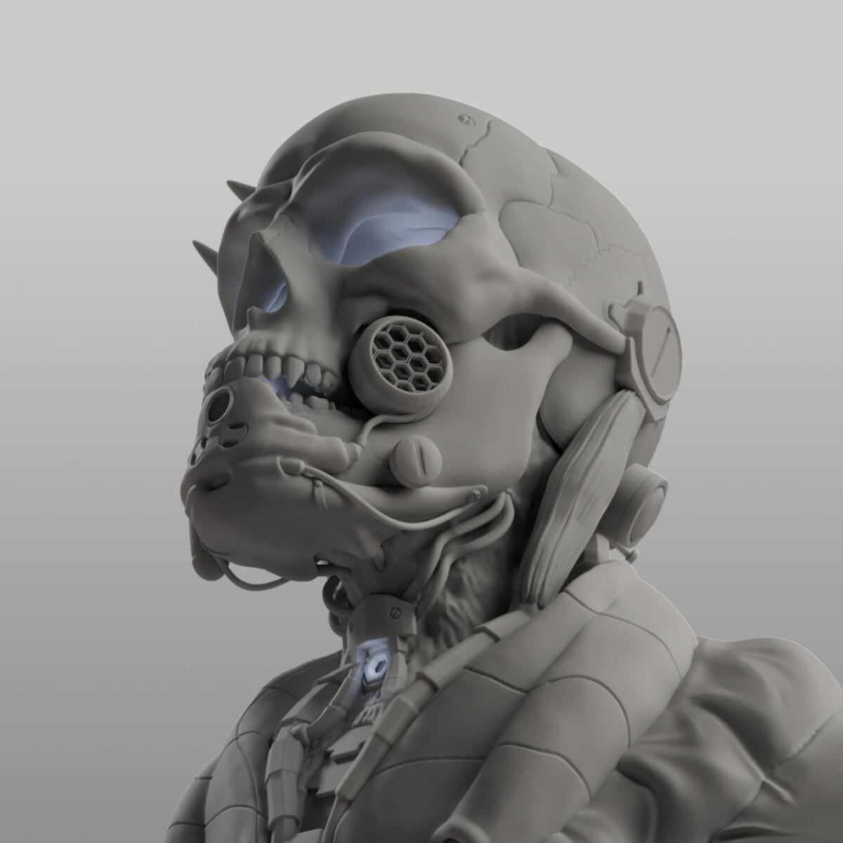 Skull sculpt